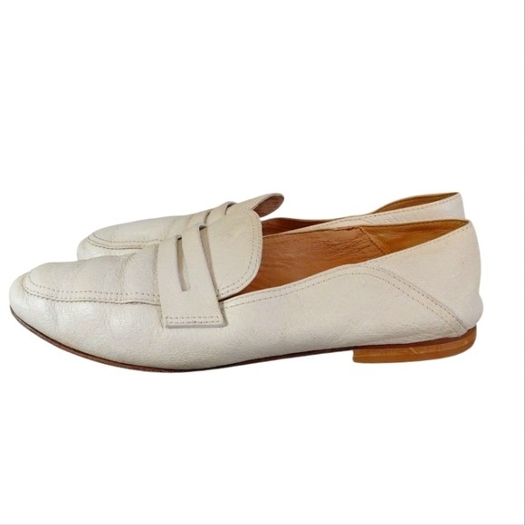CLUB MONACO Kedda Women's Cream Loafer Flats Size 8 - Picture 5 of 10